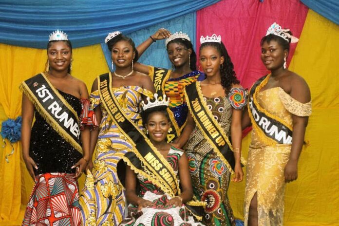 Ellen Tsotso Kangni was Crowned Miss Shama 2023 With Dorcas and Lordina being named the first and second runners-up respectively